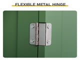 2-Drawer 2-Cabinet-Door Vertical-Grain MDF Painted Bathroom Cabinet 23.62*11.81*43.31in Green 97113183