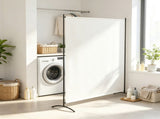 5.9ft Freestanding Outdoor Privacy Screen UPF30 Room Divider Panel, Beige 93497290