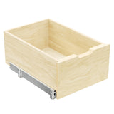 Hard Close Pull Out Cabinet Organizer 8" High Drawer 16" W x 21" D Wood Slide Out Shelves Cabinet T3210P277237