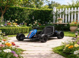 Kids Electric Drift Go Kart 24V, Dual Motor Soft Start Ride-On Kart with PU Wheels,Blue 92293222