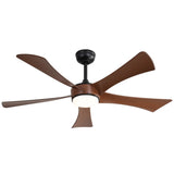 52 Inch Ceiling Fan with 22W LED Light and Remote Control 5 ABS Blades for Bedroom W934P229930