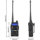 BAOFENG Radio Portable Walkie Talkie UV-5R, Handheld Ham Radio Long Range High Power, Rechargeable 66964050