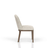 Cocoa and Ivory Shelter Upholstered Chair Set of 2 B2699P298395