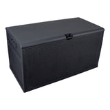ZNTS 120gal 460L Outdoor Garden Plastic Storage Deck Box Chest Tools Cushions Toys Lockable Seat 62361344