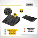 ZNTS 2pcs Car Ramps,Non-Slip Portable Ramps for Wheelchairs,Rise Channel Doorway Ramp Threshold Ramps for 85475968