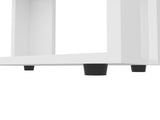 FM FURNITURE Modoc Bookcase in Melamine with Open Storage, White B128P269889