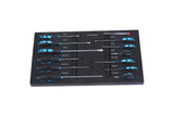 ZNTS 4 Drawers Tool Cabinet with Tool Sets-BLACK W110258796