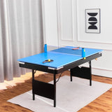 ZNTS 5.5FT 3 in 1 Billiard table, 3 in 1 pool table, 5.5FT game table, 3 in 1 table tennis table, W2377P149840