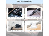 Wireless Red Car vacuum cleaner wireless car with strong suction handheld vacuum cleaner small mini 31378102