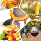 Hydraulic Fruit Wine Apple Press 10.7Gallon/40L -Stainless Steel for Wine Cider Making W46532332