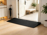 35.4" Wide Cuttable Threshold Ramp, Natural Rubber Non-Slip Surface with Double-Sided Tape, for 10455057