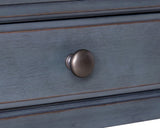 60 inch Sofa Table, No Assembly Required, Corduroy Blue Finish B108P193075