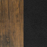 ZNTS Weathered Chestnut and Dark Bronze 5-piece Bar Set B062P145468