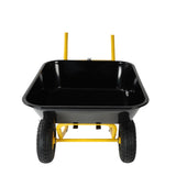 Two-wheeled barrow, garden cart, 10-inch pneumatic wheels W227P251856