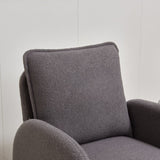 Modern Sherpa Upholstered Accent Chair, Comfortable Living Room Armchair, Lounge chair for Bedroom, W1765P169734