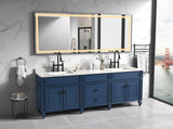 118 x6 Inch LED Bathroom Mirror with Aluminum Frame, Wall Mounted Vanity Mirror, Anti-Fog, Memory, W2287P311607