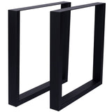 Square Table 28X 24" ,Wide Metal Table , Heavy Duty Steel Desk Table Leg Dining Table W46541485
