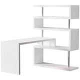 Office desk with display stand white 99892663