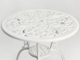 Best Choice Products 3-Piece Outdoor Rust-Resistant Cast Aluminum Patio Bistro Set white W640P250970