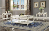Antique Pearl Coffee Table with Bottom Shelf B062P209106