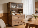 Tall Storage Cabinet, 31.50" W x 19.69" D x 65.75" H, Freestanding Indoor & Outdoor Storage Cabinet W3895P551346