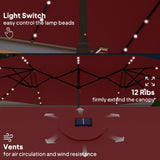 Outdoor beach umbrella/Double-Sided Sun Umbrella 42494965
