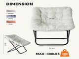 Comfy Chair for Adults, Soft Faux Fur Folding Lounge for Bedroom Living Room Dorm Rooms Flexible 51589520