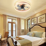 Ceiling Fans with Lights Dimmable LED Embedded installation of thin modern ceiling fans W1340120486