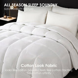 White all-season comforter, plus size, checkered quilting, suitable for luxury hotel bedrooms and 21711668