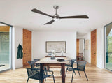 62" 3PCS Solid Wood Blades Ceiling Fan with Lights Remote Control,Quiet DC Motor 3 Blade Ceiling W3596P460844