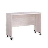 Mid- Century Mobile Desk, White Oak B107131001