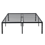 King Size Bed Frame , Heavy Duty Metal Bed Frame , Quick & Easy Assembly, No Noise, Black W311P282481