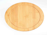 Kitchen Organizer Bamboo Turntable 2-Tier Spice Rack, 10.04 DIA x 6.89 in 46289726