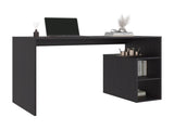Benson Desk, 3 Shelves, Black Wengue B097P474292