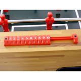 ZNTS 54-Inch Hurricane Foosball Table for Family Game Rooms with Light Cherry Finish, Analog Scoring and 20056941