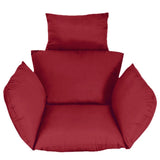 Egg Chair Hanging Basket Seat,Thicken Soft Egg Swing Chair Pad,Hanging Egg Chair 39650467
