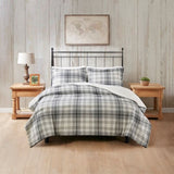 King/Cal King Faux Wool to Faux Fur Down Alternative Comforter Set B035129374