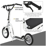 12-inch children's scooter with adjustable height. - White 29636056