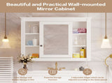 35'' x 28'' Wall Mounted Bathroom Storage Cabinet, Medicine Cabinet, Modern Bathroom Wall Cabinet 41844907