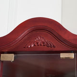 Glass Cabinet Lighted Corner Cabinet Corner Display Curio Cabinet, Glass Display With W2275P177191
