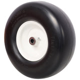 2pcs 13x5.00-6" Flat Free Lawn Mower tires,Zero Turn Mower replacement Solid Tire, Smooth tread, W465P266297