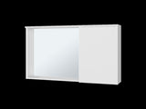 Nome Medicine Cabinet with Interior Storage Compartments, White B097P474278