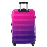 Hardshell Luggage Sets 3 Piece Gradient Color Expandable Suitcase with Spinner Wheels and TSA Lock 54223471