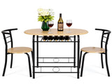 PVC Breakfast Table Chair Plus Version Burlywood 11121292