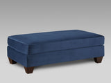 Camero Fabric Pillowback Chair with Ottoman Set T2574P195449