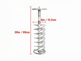 Nylon Ice Auger Drill Bit with Extension Rod & Drill Adapter for Ice Fishing 20579853