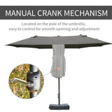 Outdoor beach umbrella/Double-Sided Market Umbrella 63242560