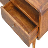 Artisan Furniture Solid Wood Curved Chestnut Media Unit B182P280763