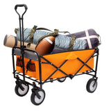 Collapsible Foldable Wagon with strapping system Beach Wagon Utility Utility Wagon Grocery W2932P210083