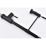 Pull down Single Handle Spring Kitchen Faucet W2287141946